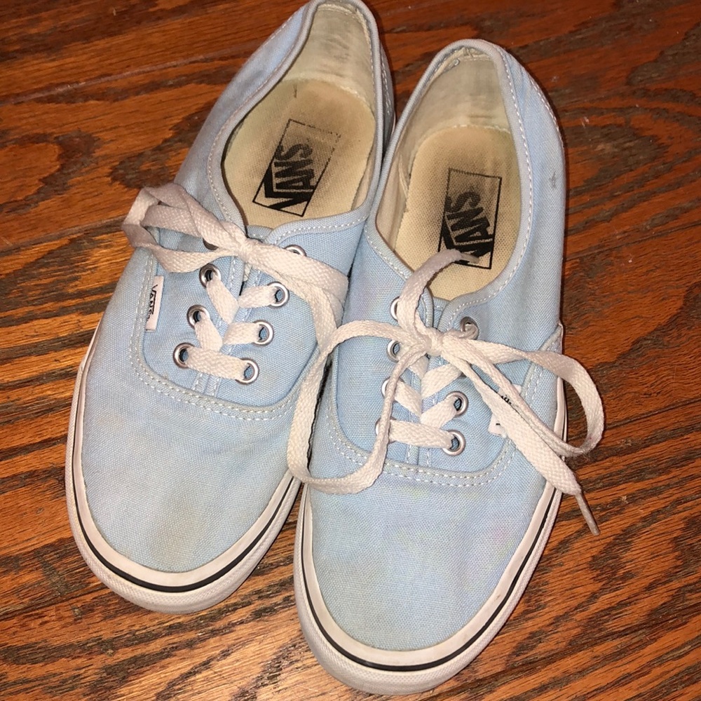 Light blue vans